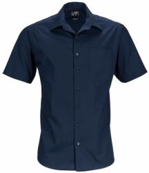 James & Nicholson (Daiber) Férfi rövid ujjú ing JN644 - Sötétkék | 3XL (1-JN644-1748519)