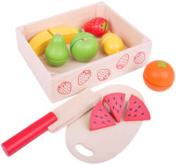 Bigjigs Toys Tăierea fructelor într-o cutie