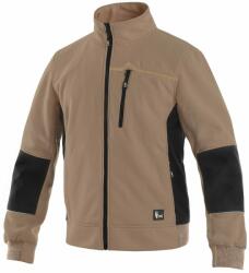 CXS Hanorac cu fermoar pentru bărbați CXS TEXAS - Bej / neagră | 2XL (1520-136-270-96)