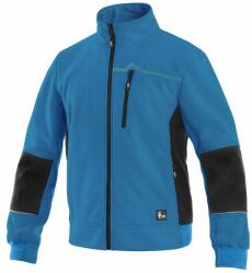 CXS Hanorac cu fermoar pentru bărbați CXS TEXAS - Albastră / neagră | 2XL (1520-136-440-96)