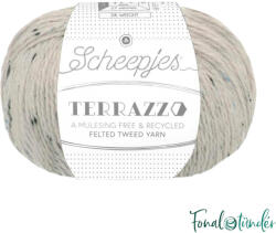 Scheepjes Terrazzo 744 Prosecco - törtfehér gyapjú fonal