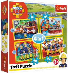 Trefl Puzzle Ajutoarele Pompierului Sam, 12 15 20 24