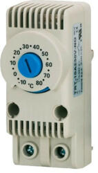  Hager FL259Z Termosztát ventilátorhoz, 1Ny, 10A-230V AC, -10…+80°C 29x68x45mm, IP20 (FL259Z)