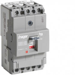 Hager HDA040L x160 TM kompakt megszakító, 3P, 40A, 18kA (HDA040L)