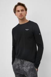 Pepe Jeans hosszú ujjú Original Basic 2 Long N fekete, férfi, sima - fekete XS