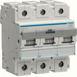 Hager HMX320 Kismegszakító 3P, C-20A, 50kA, 4, 5M (HMX320)