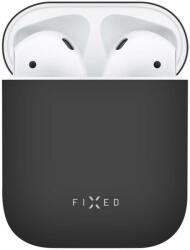 FIXED Silky Airpods tok, fekete FIXED