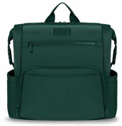 Lionelo Rucsac impermeabil pentru mamici, Lionelo, Cube, Cu 12 compartimente si salteluta de schimbat, Cu prindere universala de carucior, 36 x 36 x 23 cm, Verde (LO-CUBE_GREEN) - babyneeds