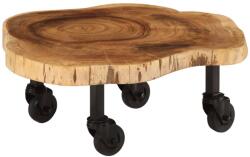 vidaXL Măsuță de cafea, 60 x 55 x 25 cm, lemn masiv de acacia (244950) Masa de cafea