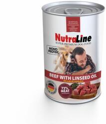 NutraLine Conserva Nutraline Dog Adult cu Vita si Ulei de in, 400 g