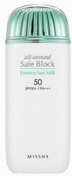 Missha Esență de față cu protecție solară SPF50+/PA+++ - Missha All-around Safe Block Essence Sun Milk SPF50+/PA+++ 70 ml