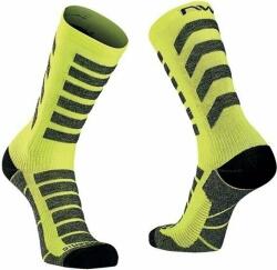 Northwave Husky Ceramic High Sock Yellow Fluo XS Kerékpáros zoknik