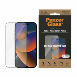 Panzer Стъклен протектор PanzerGlass за Apple iPhone 14 Pro Max, UWF, Antibacterial - Черен