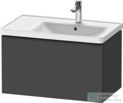 Duravit D-NEO 784x 452 mm-es 1 fiókós függesztett szekrény, Graphite Matt Decor DE425504949 (DE425504949)