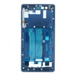 Nokia 3 előlap (lcd) keret, kék (gyári)