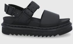 Dr. Martens sandale de piele Voss femei, culoarea negru, cu platformă DM23802001. Voss-Black PPYK-OBD15A_99X