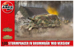 Airfix Sturmpanzer IV Brummbar 1: 35 makett harcjármű (A1376) (A1376) - jatekmakettcentrum
