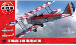 Airfix de Havilland D. H. 82a Tiger Moth 1: 48 makett repülő (A04104) (A04104) - jatekmakettcentrum