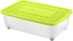 Heidrun Europlastic Heidrun Boxmania átlátszó tárolódoboz 25L gurulós (1565)