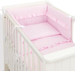 MT Textil MTT Wavy 3 részes ágyneműhuzat szett (100x135cm) - Rózsaszín - babylion