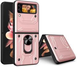 Husa RING cu suport pentru Samsung Galaxy Z Flip4 5G roz