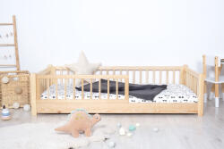 Ourbaby Pat de copii jos Montessori Ourbaby Minni - natural