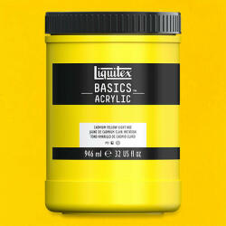 Liquitex Basics akrilfesték, 946 ml - 159, cadmium yellow light hue