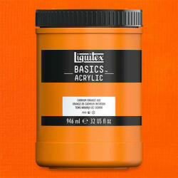 Liquitex Basics akrilfesték, 946 ml - 720, cadmium orange hue