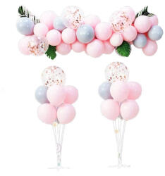 Balloons4party Decor arcada si suporti roz 46 buc
