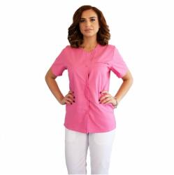 Lotus Bluza asimetrica cu capse Lotus 3 BBC, stretch, roz prafuit
