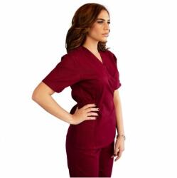 Lotus Bluza kimono cu maneca scurta Lotus 3, BBC, stretch, visiniu