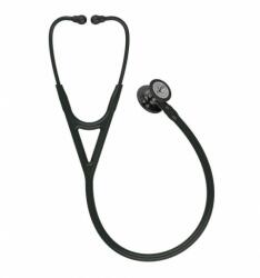 3M Littmann Stetoscop 3M Littmann® Cardiology IV, Negru complet, capsula fumurie (Black/High-Polish Smoke)