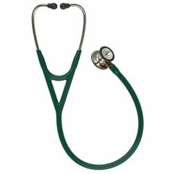 3M Littmann Stetoscop 3M Littmann® Cardiology IV, Verde inchis/portocaliu, capsula sampanie (Hunter Green/Orange/Champagne)