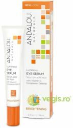 Andalou Naturals Brightening Ser Contur pentru Ochi pentru Luminozitate 18ml Crema antirid contur ochi