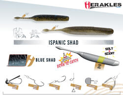 Herakles SHAD ISPANIC 4.5 11.4cm Blue Shad