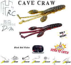 Herakles CAVE CRAW 3.8 9.6cm Black Red Flakes