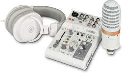 Yamaha AG03MK2 LSPK stúdiós hangrögzítő szett - fehér