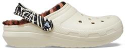 Crocs Classic Lined Animal Remix Clog Női bundás papucs (207842-2Y9 M5W7)