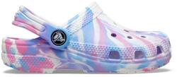 Crocs Kids Classic Marbled Clog T kislány gyerek papucs (206838-102 C7)