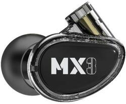 MEE audio MX3 PRO EARPIECE - Moduláris hibrid meghajtású fülhallgató egyik oldala - Füst-fekete - L (MEE-B-MX3-L-BK)