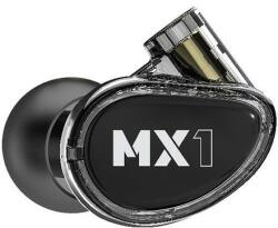 MEE audio MX1 PRO EARPIECE - Moduláris hibrid meghajtású fülhallgató egyik oldala - Füst-fekete - L (MEE-B-MX1-L-BK)