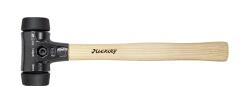 Wiha Cserélhető fejű kalapács közepesen puha/közepesen puha Hickory fanyéllel, kerek kalapácsfejjel 40, 325mm (10140) (10140)