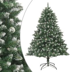vidaXL Brad de Crăciun artificial cu suport, 240 cm, PVC (345163)