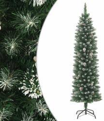 vidaXL Brad de Crăciun artificial slim cu suport, 150 cm, PVC (345165)