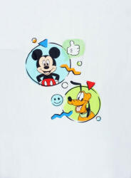 Disney Mickey és Plútó wellsoft béléses pamut babatakaró 70x90cm - fehér - babyshopkaposvar