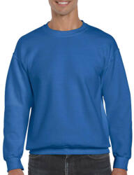 Gildan Uniszex Pulóver Hosszú ujjú Gildan DryBlend Adult Crewneck Sweat - L, Királykék