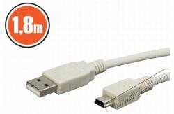 PRC USB 2.0 A - mini USB 2.0 B 1.8m kábel - digitalko