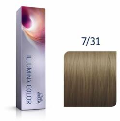 Wella Illumina Color vopsea profesională permanentă pentru păr 7/31 60 ml - brasty