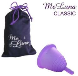 Me Luna Cupă menstruală, mărimea L, mov - MeLuna Classic Shorty Menstrual Cup Stem