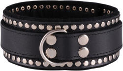Dominate Me Leather Collar D36 Deluxe Black-Black
